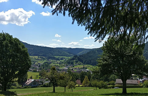 Ortsmitte des historischen Marktfleckens Seelbach