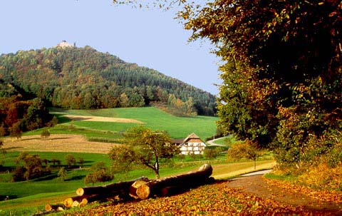 von dort oben reicht Ihr Blick bis nach Frankreich